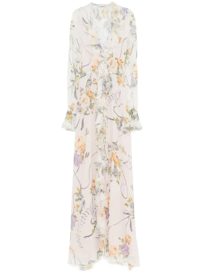 Floral-Print Maxi Dress