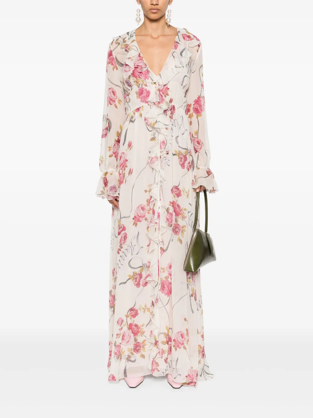 Floral-Print Maxi Dress