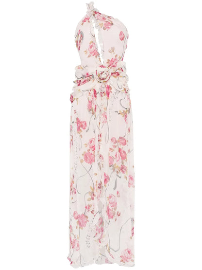 Floral-Print Maxi Dress