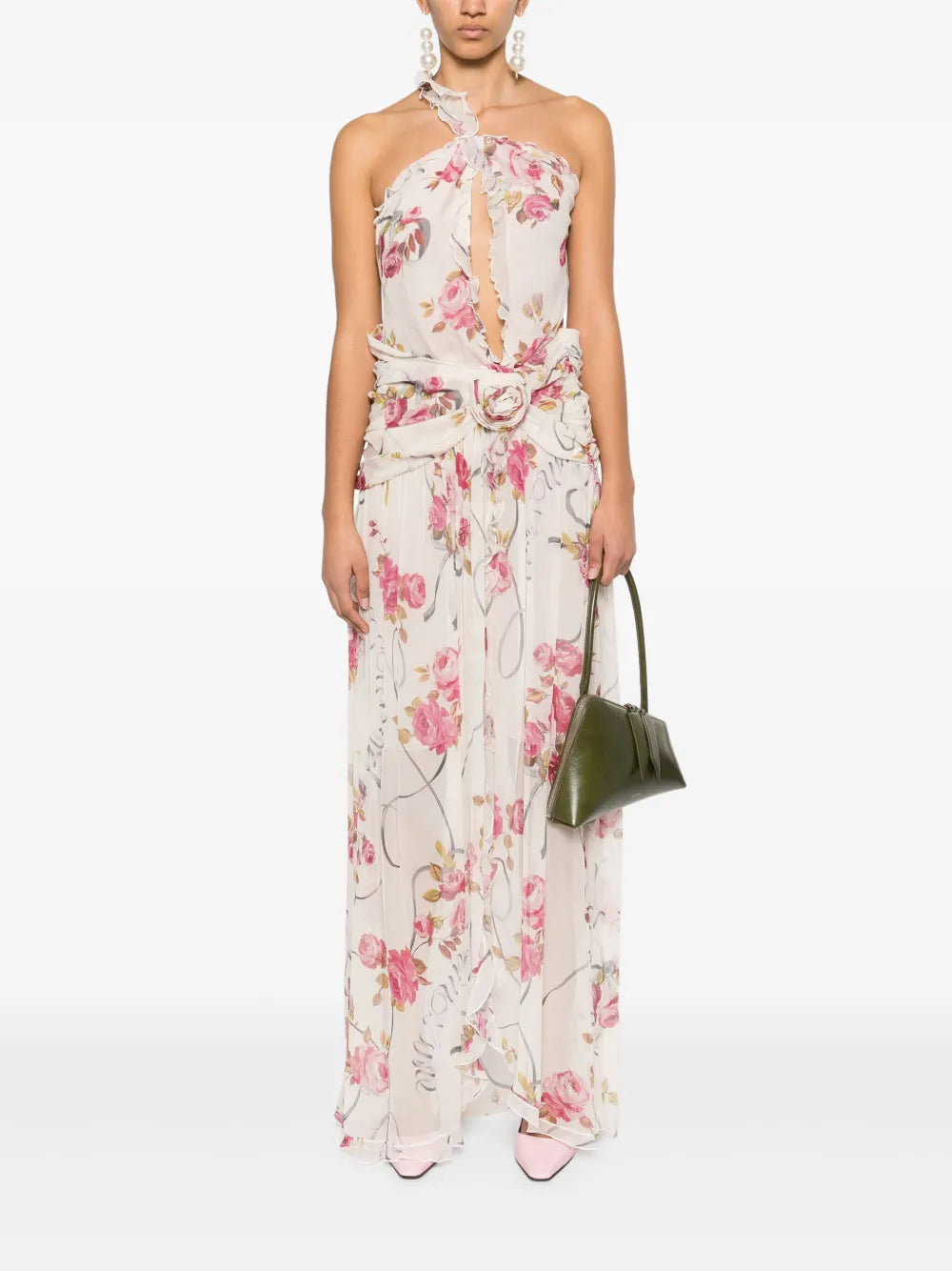 Floral-Print Maxi Dress