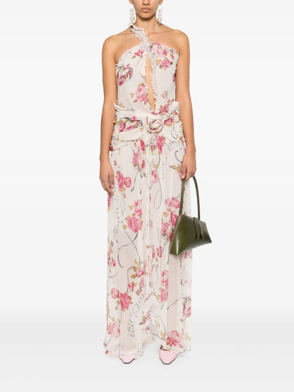 Floral-Print Maxi Dress