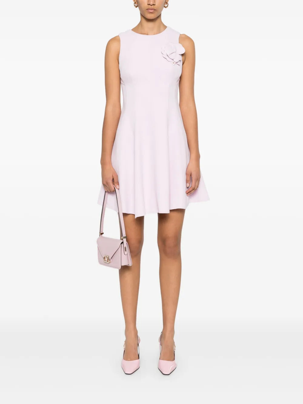 Crepe Mini Dress