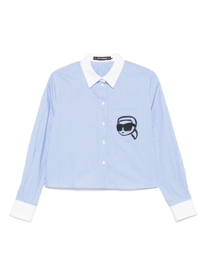 Ikon-Print Blouse