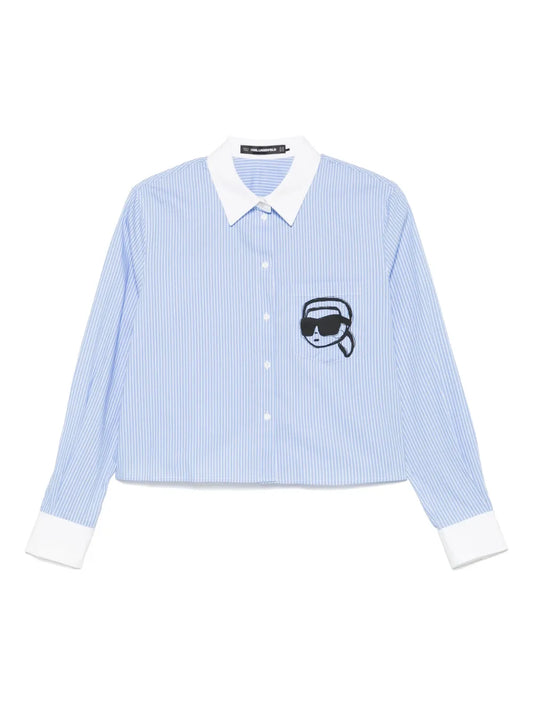 Ikon-Print Blouse