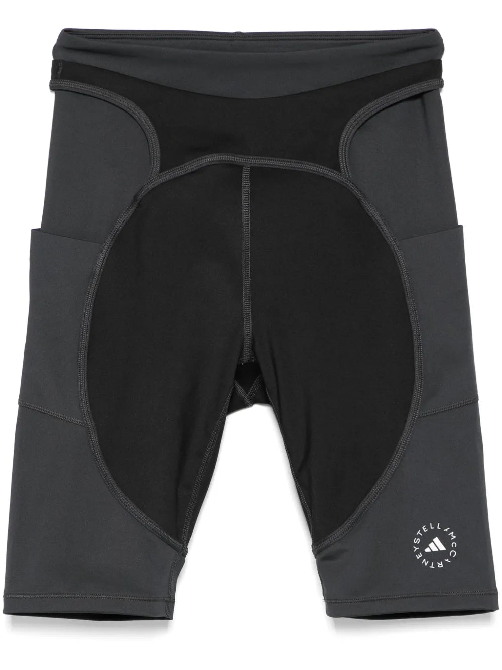 Layered-Detail Cycling Shorts
