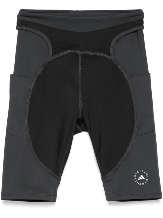 Layered-Detail Cycling Shorts