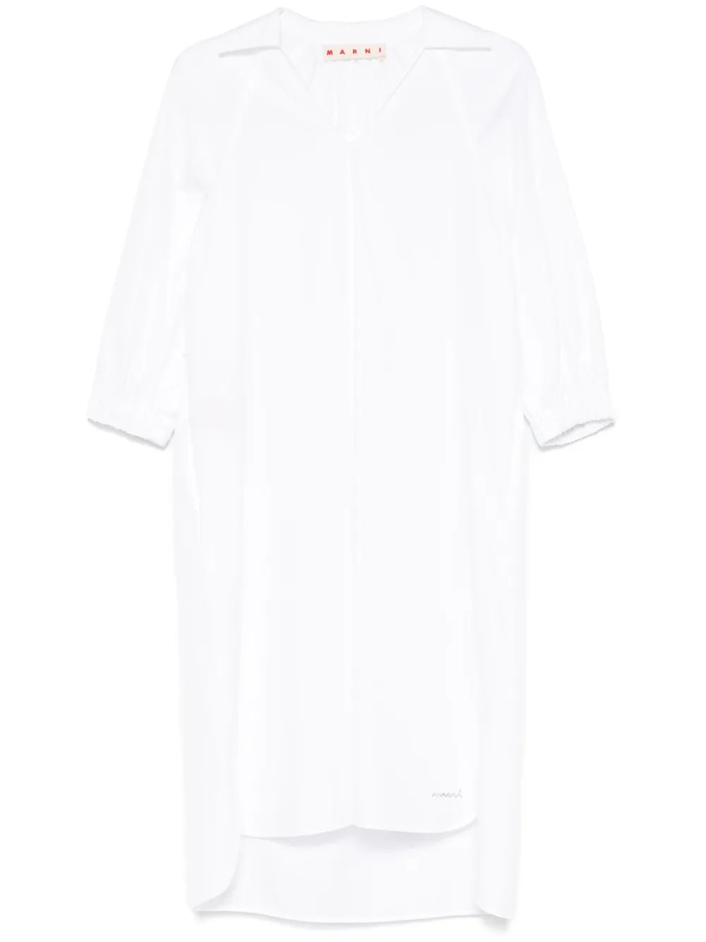 Poplin Midi Dress