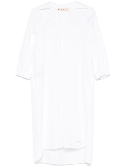 Poplin Midi Dress