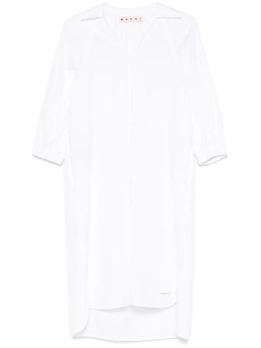 Poplin Midi Dress