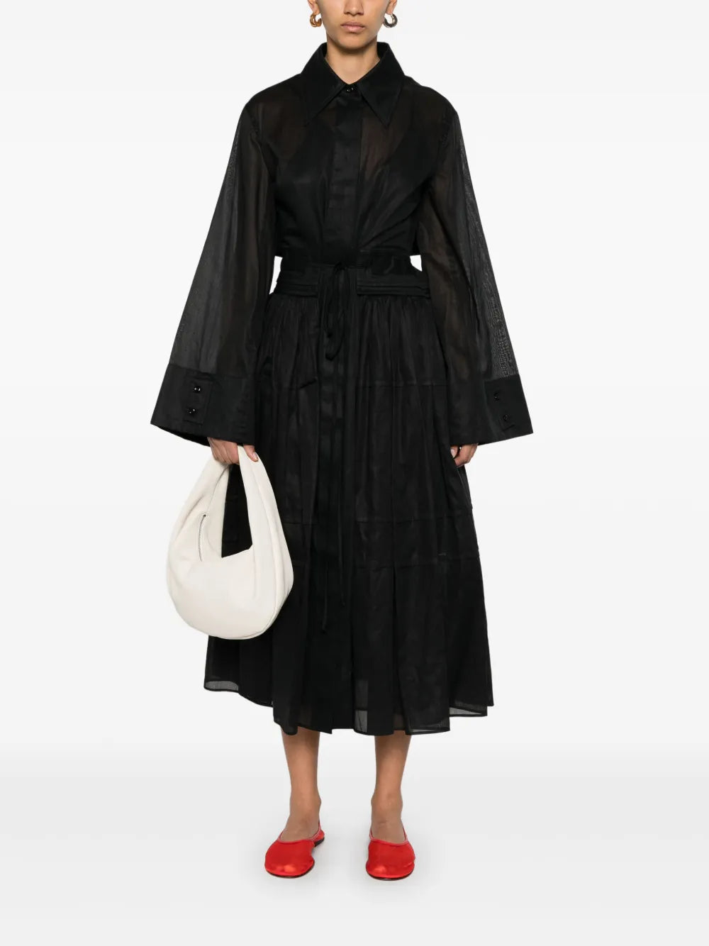 Cotton Midi Dress
