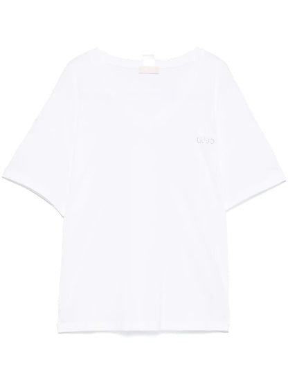 Embellished-Logo T-Shirt