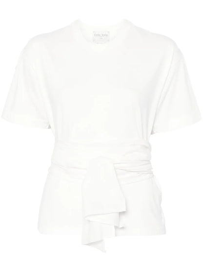Wrap-Detail T-Shirt