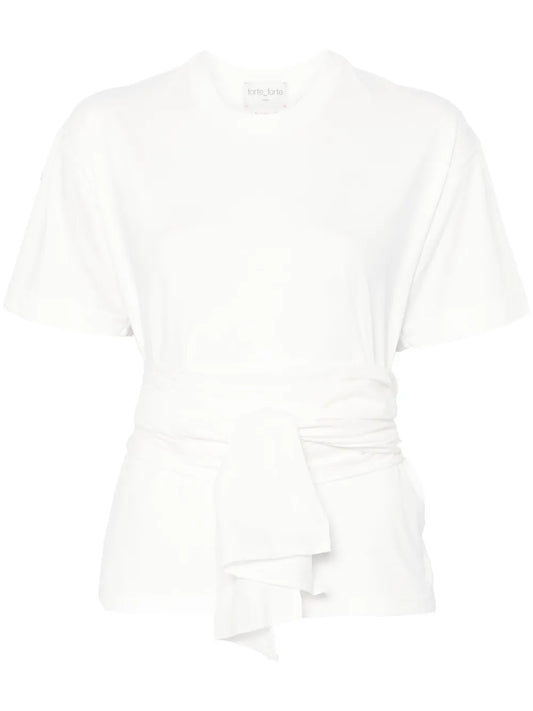 Wrap-Detail T-Shirt