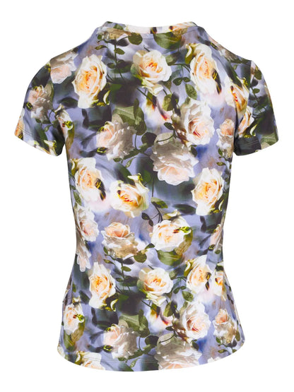 Floral-Print Blouse