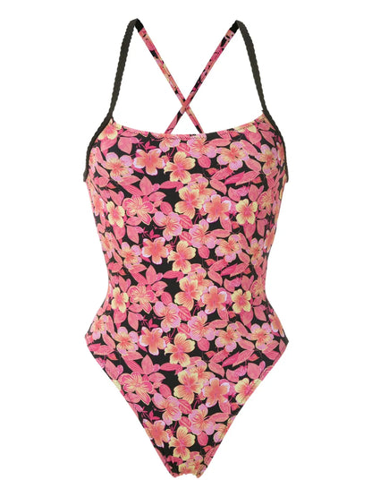 Floral-Print Bodysuit