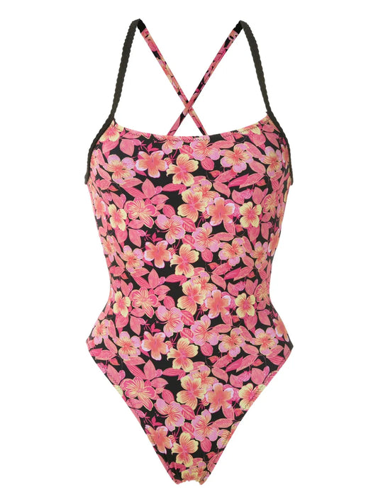 Floral-Print Bodysuit