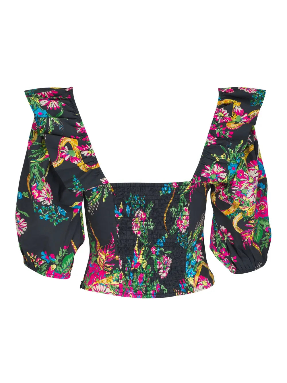 Floral-Print Blouse