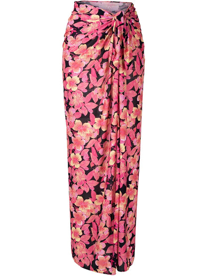 Floral-Print Pareo
