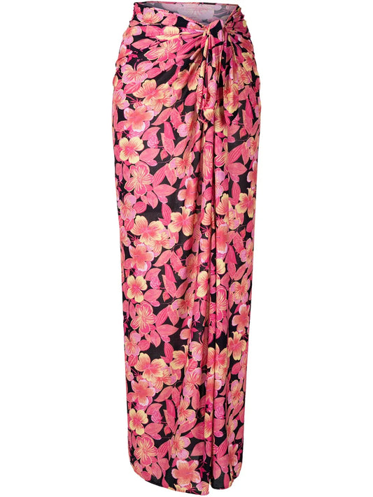 Floral-Print Pareo