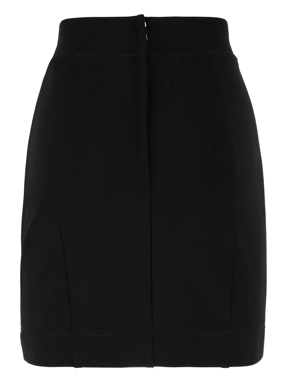 Logo-Plaque Pencil Skirt
