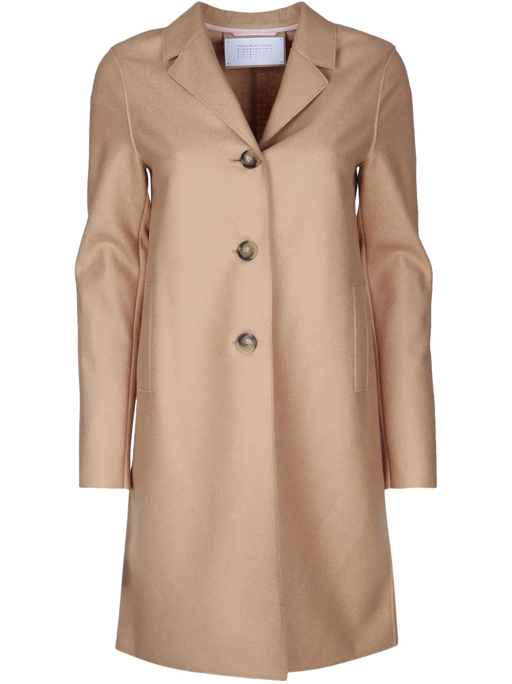 Pressed-Wool Coat