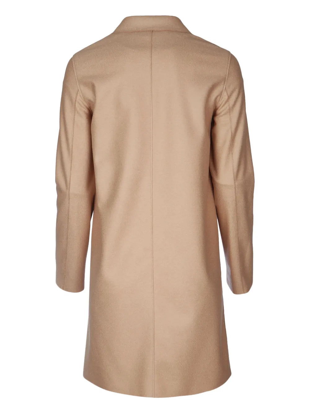 Pressed-Wool Coat