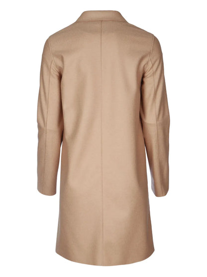 Pressed-Wool Coat