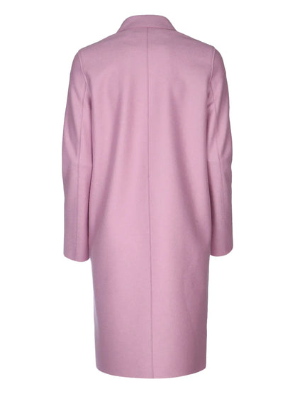 Pressed-Wool Coat