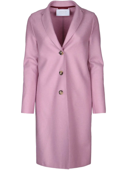 Pressed-Wool Coat