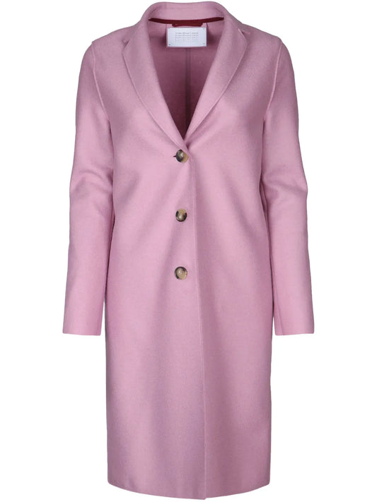 Pressed-Wool Coat