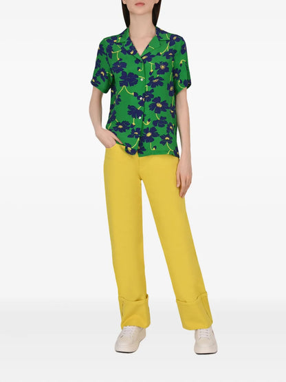 Floral-Print Shirt