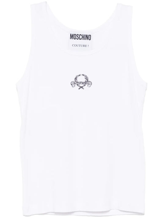 Relaxed Fit Crew Neck Vest