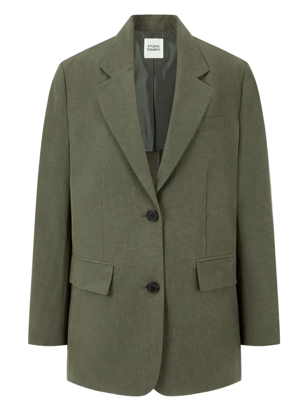 Single-Breasted Tailored Blazer
