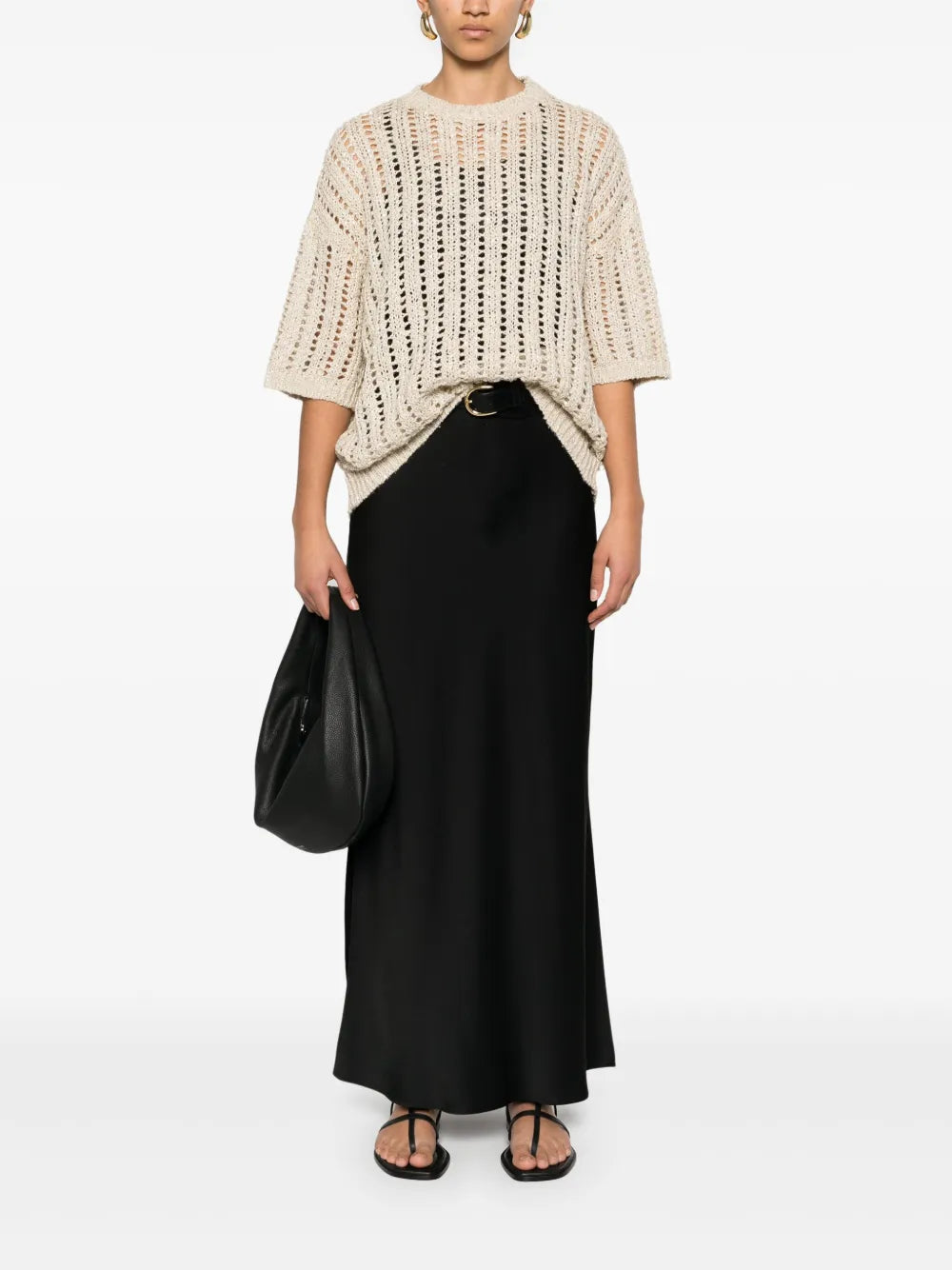 Open-Knit T-Shirt