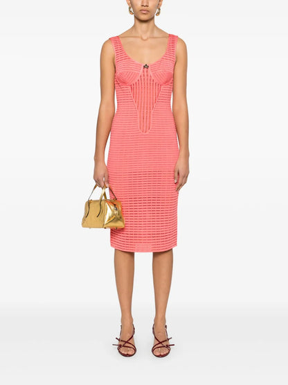 Ribbed Midi Dress