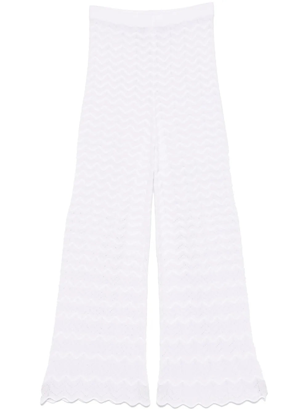 Chevron-Knit Trousers
