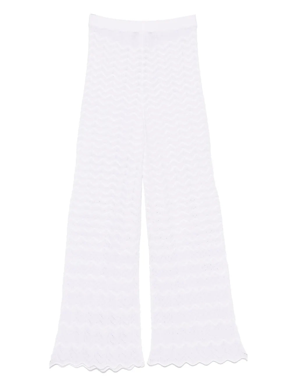 Chevron-Knit Trousers
