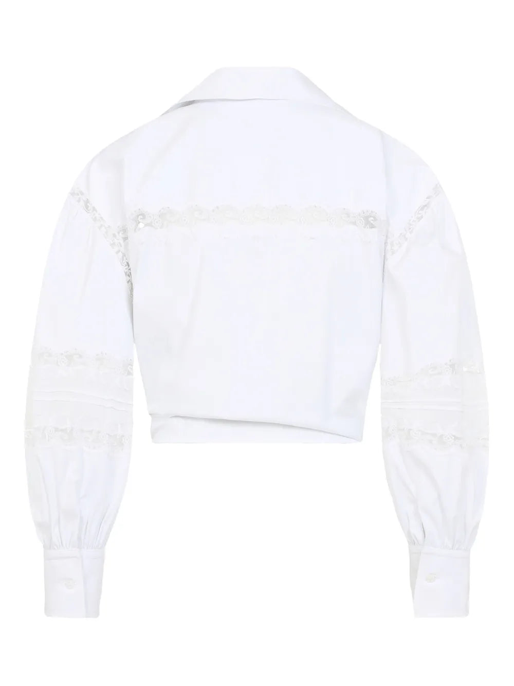 Lace-Appliqué Blouse