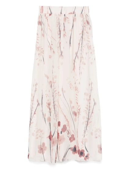 Floral Midi Skirt