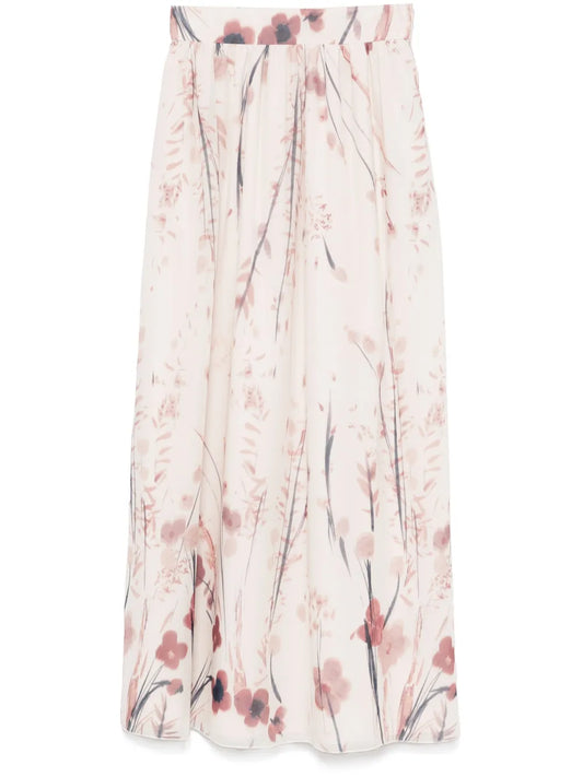 Floral Midi Skirt