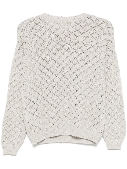 Sequin-Detailed Sweater