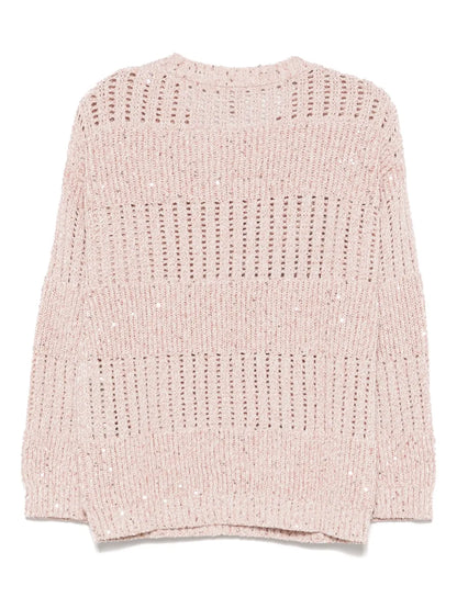 Sequin-Embellished Sweater