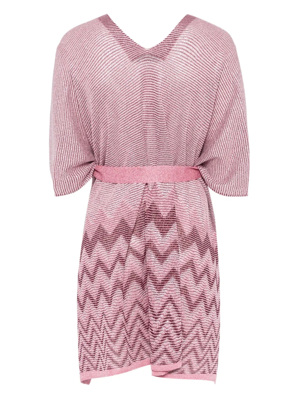Chevron-Knit Poncho