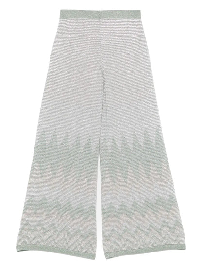 Chevron-Knit Trousers
