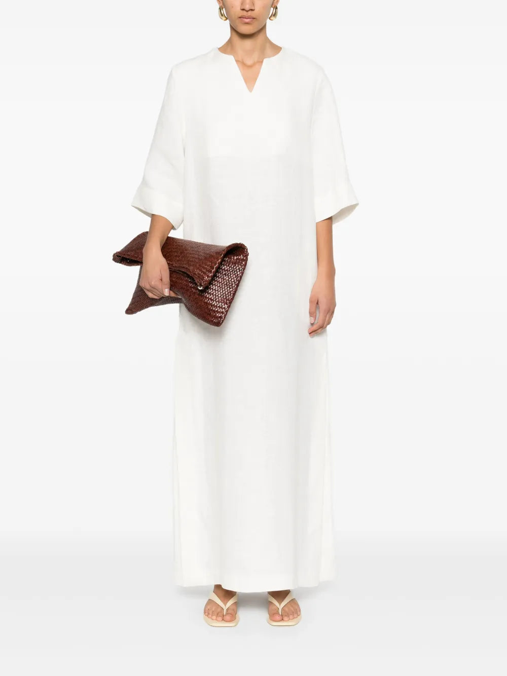 Linen Maxi Dress