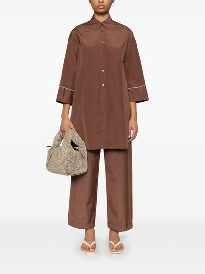 Bead-Detail Shirt