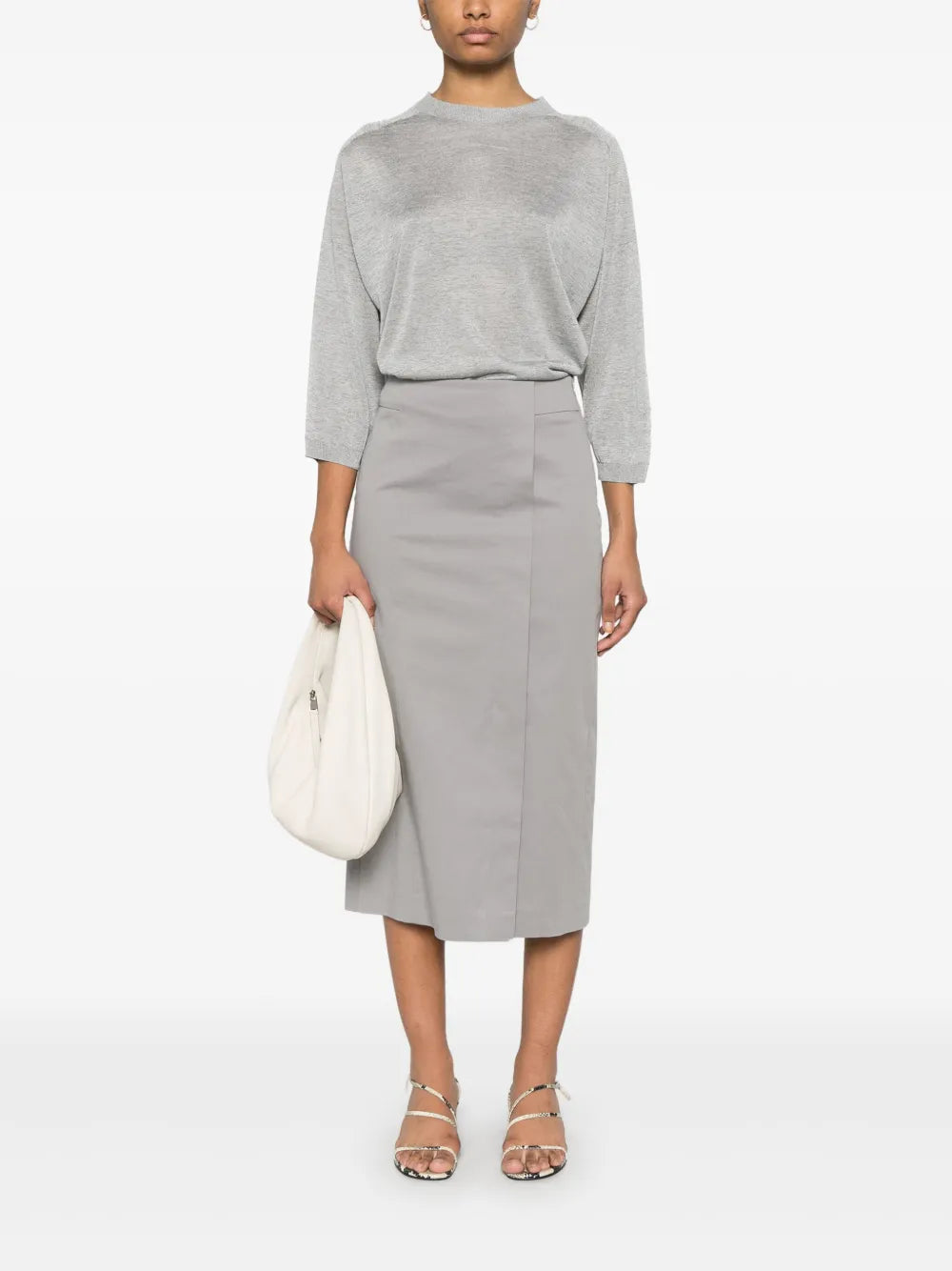 Straight Midi Skirt