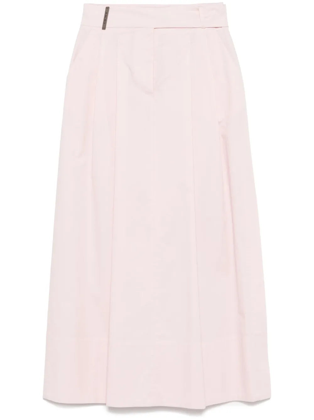 Poplin Midi Skirt