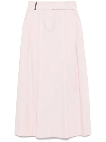 Poplin Midi Skirt