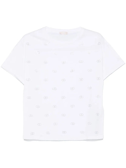 Rhinestone-Logo T-Shirt
